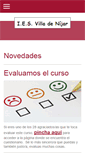 Mobile Screenshot of iesvilladenijar.org